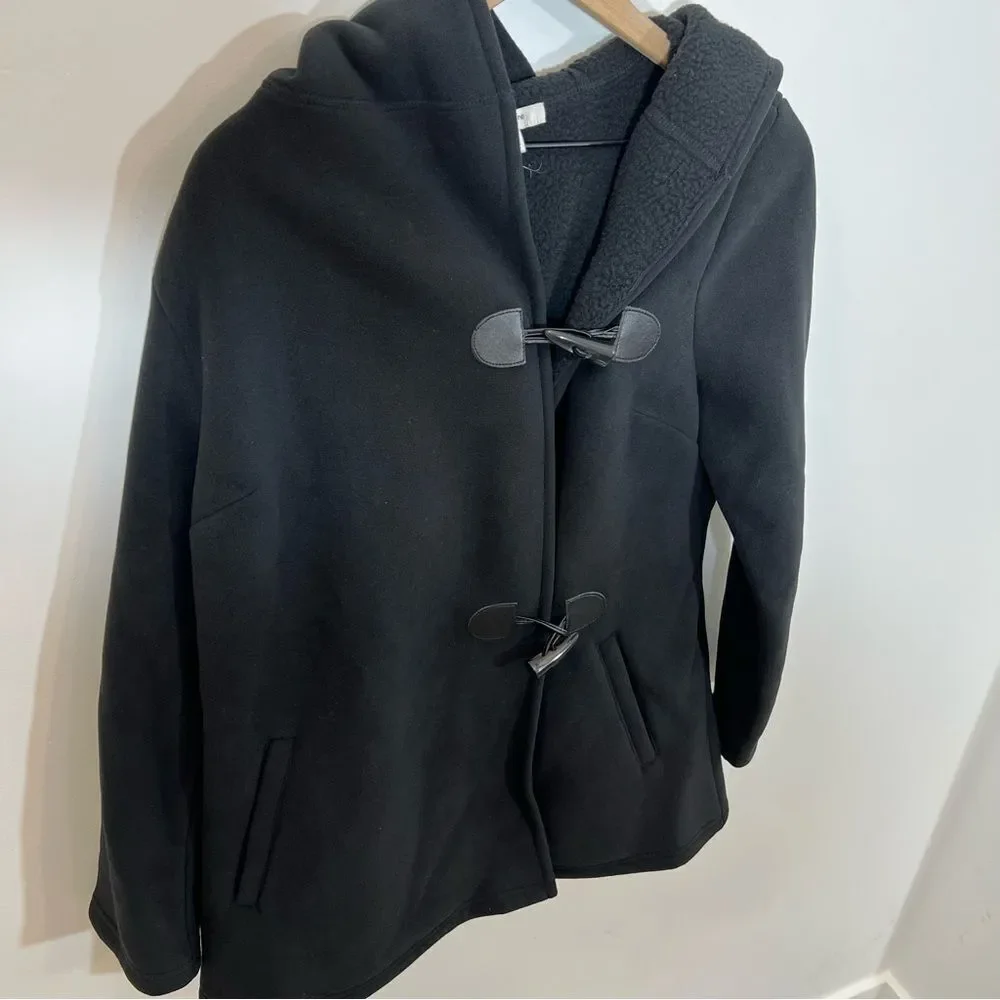 NWOT Liz Claiborne NY Fleece Jacket Toggle Closure | Size M